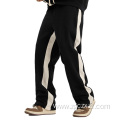 New Color Contrast Straight Pants Loose Sweatpants